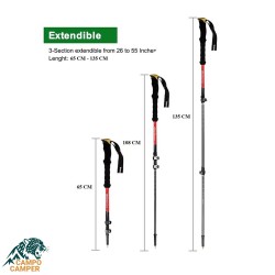 باتوم کلیپسی دسته Black Diamond Air Carbon (تکی)