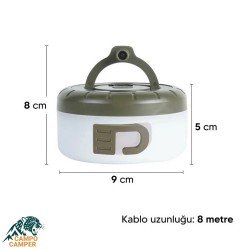 چراغ چادر ریسه ای 8 متری