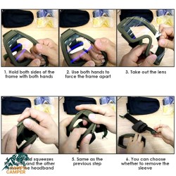 عینک طوفان ۳ لنز