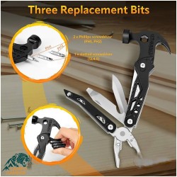 چکش کمپینگ همه کاره + میخکش و 12 ابزار مکمل