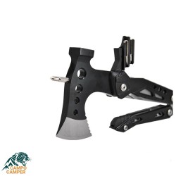 تبر کمپینگ همه کاره + چکش و 12 ابزار مکمل