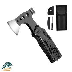 تبر کمپینگ همه کاره + چکش و 12 ابزار مکمل