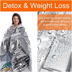 پتوی نجات یک طرفه نقره ای