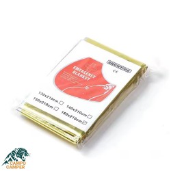 پتوی نجات دو طرفه طلائی نقره ای