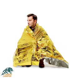 پتوی نجات دو طرفه طلائی نقره ای