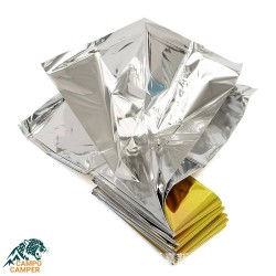 پتوی نجات دو طرفه طلائی نقره ای