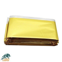 پتوی نجات دو طرفه طلائی نقره ای