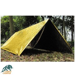 پتوی نجات دو طرفه طلائی نقره ای