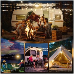 چراغ کمپینگ ریسه ای ده متری سولار دار مدل YD-2326