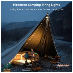 چراغ کمپینگ ریسه ای ده متری سولار دار مدل YD-2326