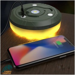 چراغ کمپینگ ریسه ای ده متری پاور بانک دار مدل KXK-828