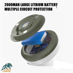 چراغ کمپینگ ریسه ای ده متری پاور بانک دار مدل KXK-828