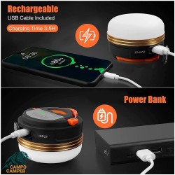 چراغ شارژی کمپینگ گلاری