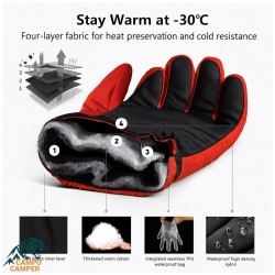 دستکش دوپوش نورث فیس