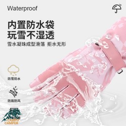 دستکش کوهنوردی و اسکی ضد آب مدل SKING