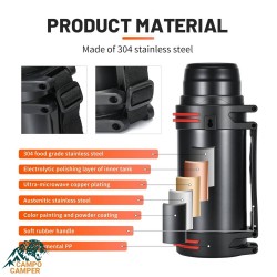 فلاسک استیل کوهنوردی 3000 میلی لیتر