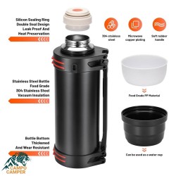 فلاسک استیل کوهنوردی 3000 میلی لیتر