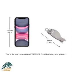 ست قاشق چنگال و کارد استیل دسته مفتولی