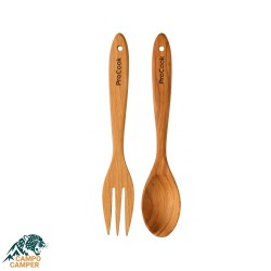 ست قاشق و چنگال چوبی Pro Cook