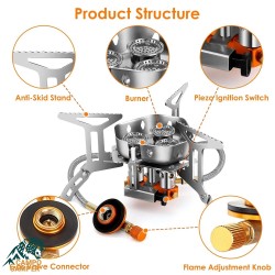 سرشعله سه شعله توربو شلنگ دار