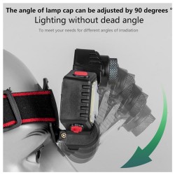 چراغ پیشانی ZOOM مدل W685-5 با ۵ ال ای دی ضد آب